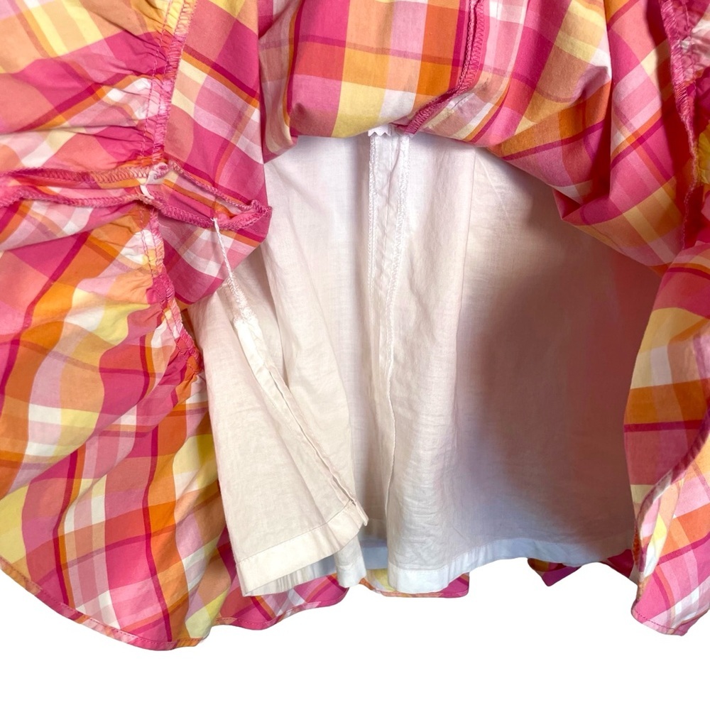 Lilly Pulitzer Posey Dress Pink Plaid Sleeveless A-Line Size 2 - Picture 6 of 7